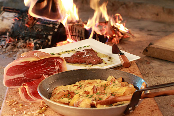 Resto truffade du camping en Auvergne