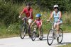 Vélo famille camping Auvergne