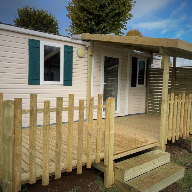 Mobil-home confortable situé en Auvergne