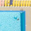 Piscine chauffée du camping au pied des volcans d’Auvergne